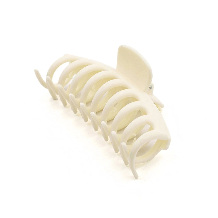 New Korean Style Simple Large Size Frosted Elastic Paint Keel Clip Back Head Shark Clip Grab Clip Hair Shower Hairpin