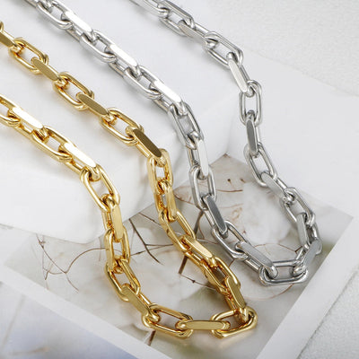 Jewelry Simple Style Geometric 304 Stainless Steel Bracelets Necklace