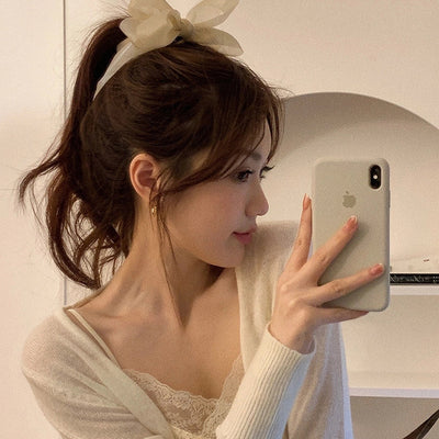 vintage style bow knot alloy cloth hair claws