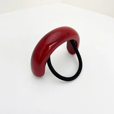 Women's Casual Classical Vintage Style U Shape Resin Hair Tie