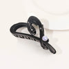 Women's Sweet Simple Style Heart Shape Plastic Resin Inlay Artificial Pearls Hair Claws