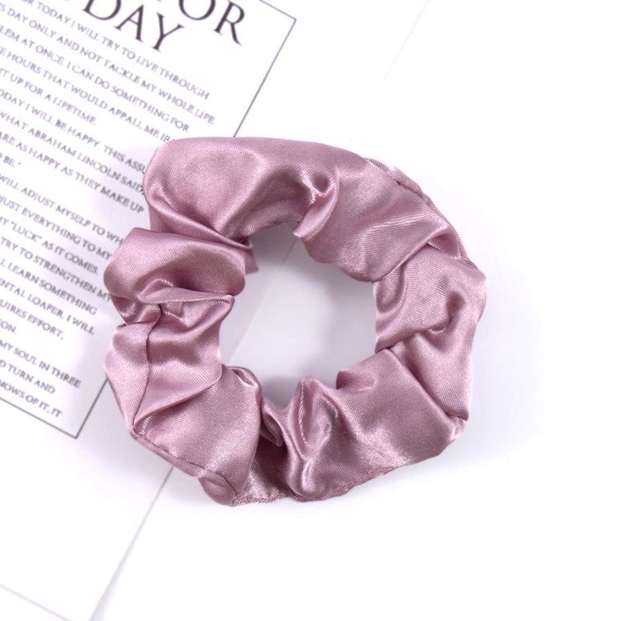simple style solid color cloth hair tie
