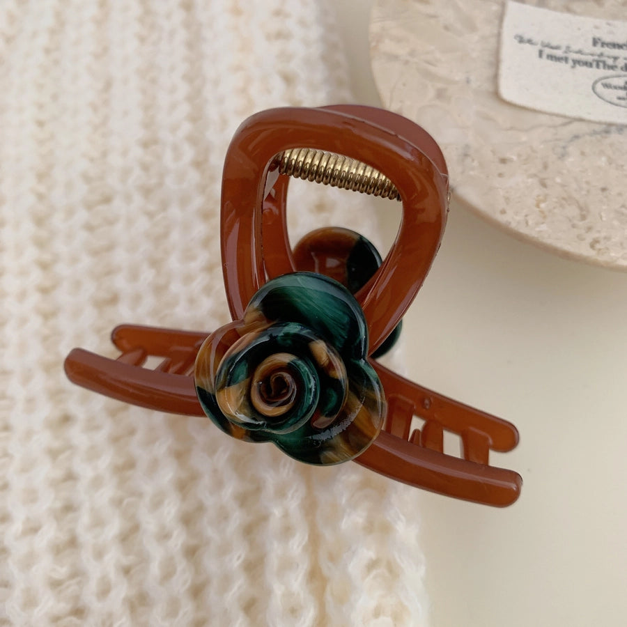 Women's Elegant Lady Simple Style Flower PS Acetic acid sheets Hair Tie Hair Claws