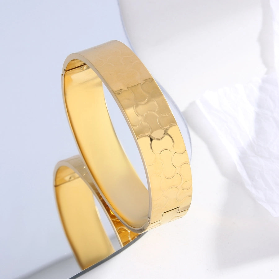IG Style Simple Style Geometric 304 Stainless Steel  Bangle
