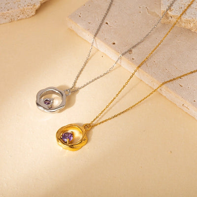 Jewelry IG Style Vintage Style Geometric 304 Stainless Steel Pendant Necklace