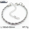 Jewelry Simple Style Geometric 304 Stainless Steel 18K Gold Plated Bracelets Necklace