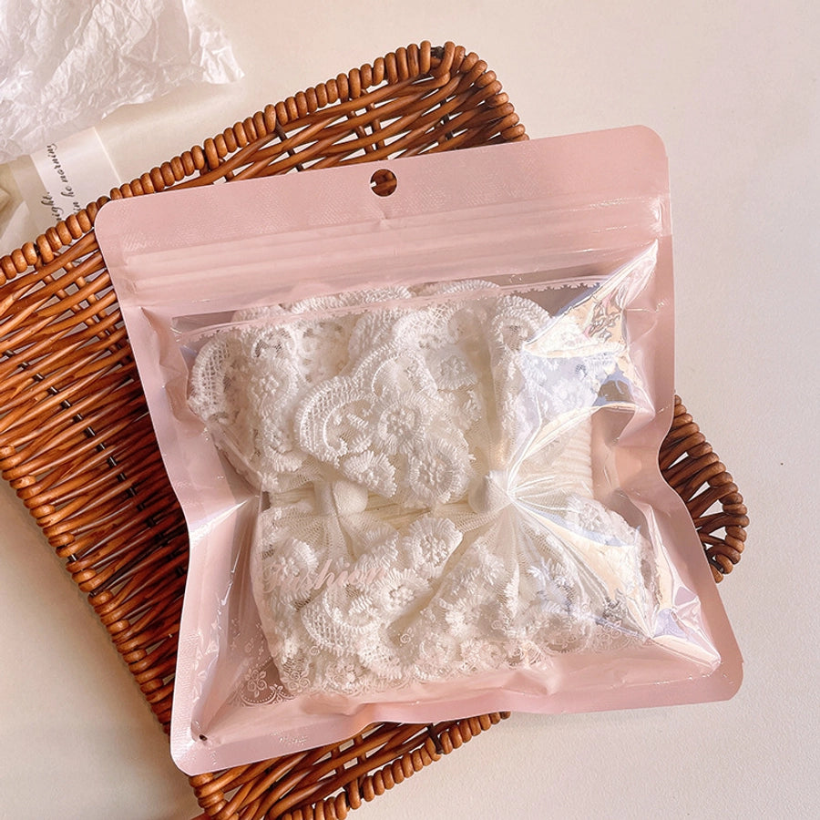 cute sweet flower bow knot ribbon lace sequins handmade hair band