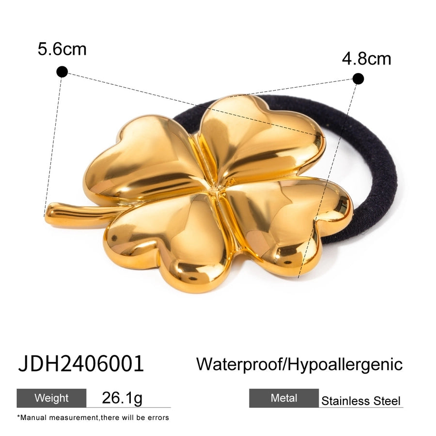 Women's Beach Simple Style Starfish Hippocampus 304 Stainless Steel Plating Hair Tie