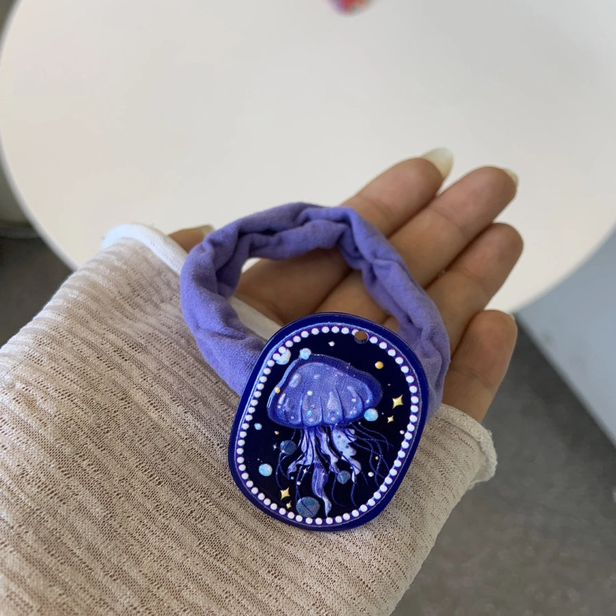 Women's Cartoon Style Flower Arylic Hair Tie