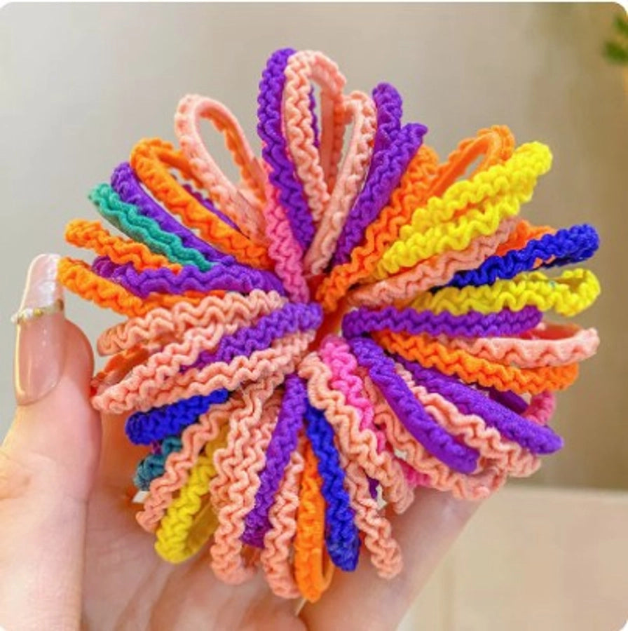 Children's Hair Tie Rubber Band Hair Band Hair Rope Girls' Baby Hair Tie Hair Rope Hair Accessories Hair Rope High Color Value Does Not Hage Hair