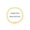 304 Stainless Steel Copper Letter Heart Shape Bracelets
