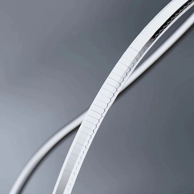 IG Style Cool Style Korean Style Solid Color 304 Stainless Steel 18K Gold Plated White Gold Plated Bracelets In Bulk