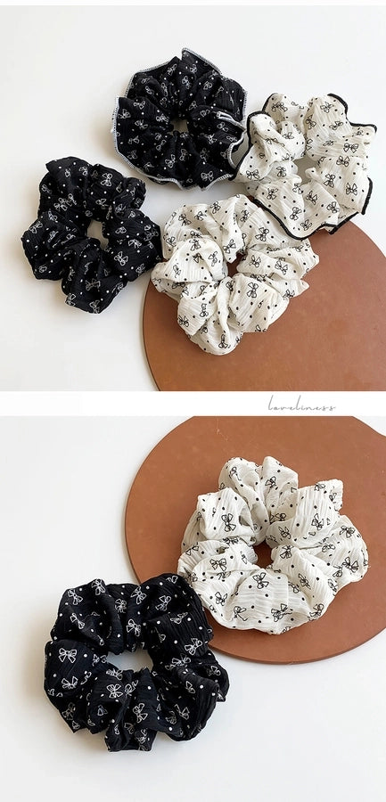 Women's Elegant Basic Streetwear Butterfly Cloth Hair Tie