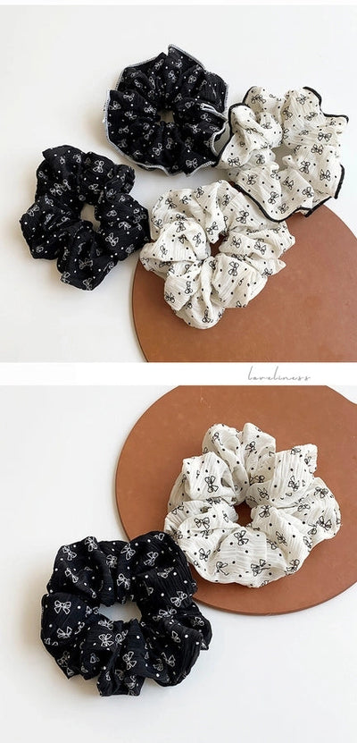 Women's Elegant Basic Streetwear Butterfly Cloth Hair Tie