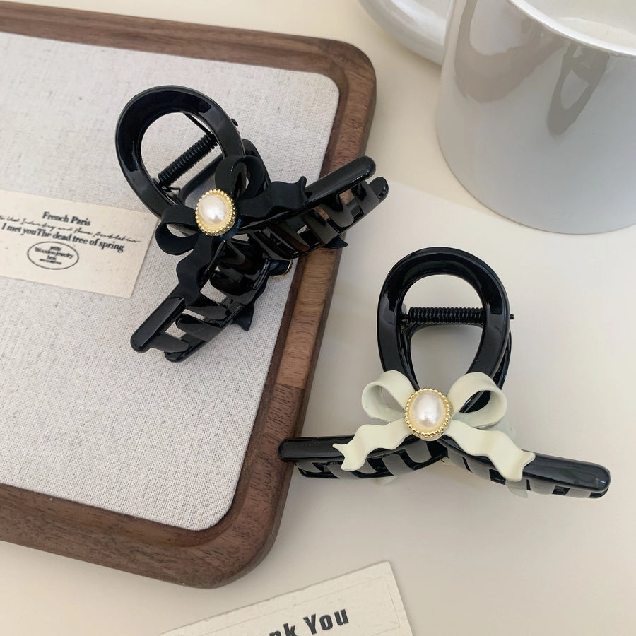 Women's Simple Style Commute Bow Knot PS Hair Claws