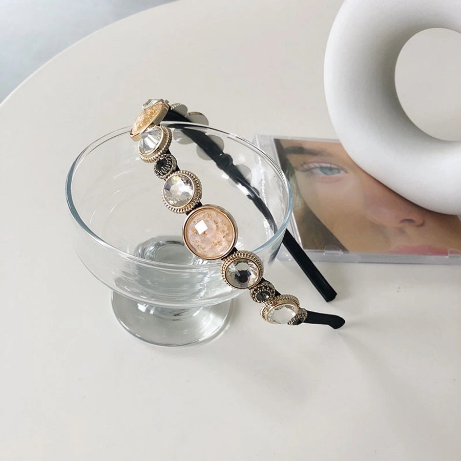 korean new fashion diamond retro hair band