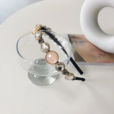 korean new fashion diamond retro hair band