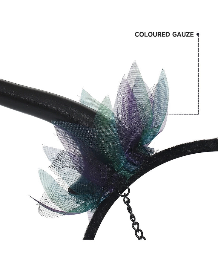 Flower Fairy Elf Tentacles Hair Hoop Mori Fantasy COSPLAY Hair Accessories Hair Hoop