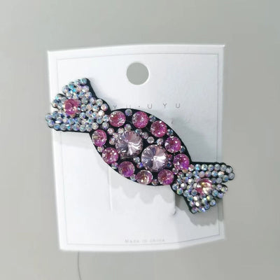 Women's IG Style Classic Style Candy Artificial Crystal Alloy Inlay Rhinestones Hair Clip