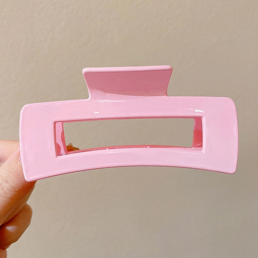 Casual Simple Style Heart Shape Bow Knot Arylic Alloy Hair Claws 1 Piece