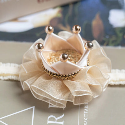 Girl'S Simple Style Classic Style Flower Cloth Sequins Hair Tie