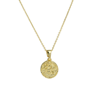 Brass Plating Constellation Pendant Necklace