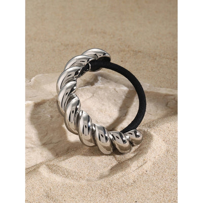 Women's IG Style Simple Style Twist 304 Stainless Steel Hair Tie