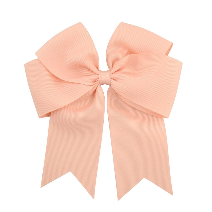 new korean ribbed satin fishtail double-layer bow hairpin