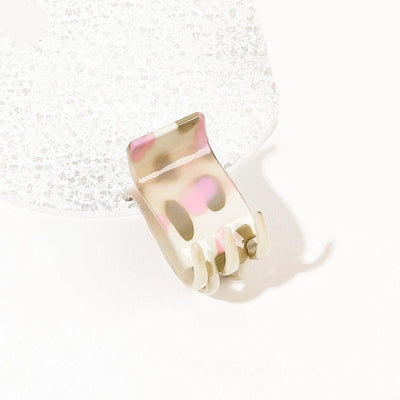 Women's Simple Style Commute Color Block Resin Painted Handmade Hollow Out Hair Claws