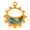 Jewelry Vintage Style Classic Style Sun 304 Stainless Steel Shell 18K Gold Plated Irregular Plating Pendant Necklace