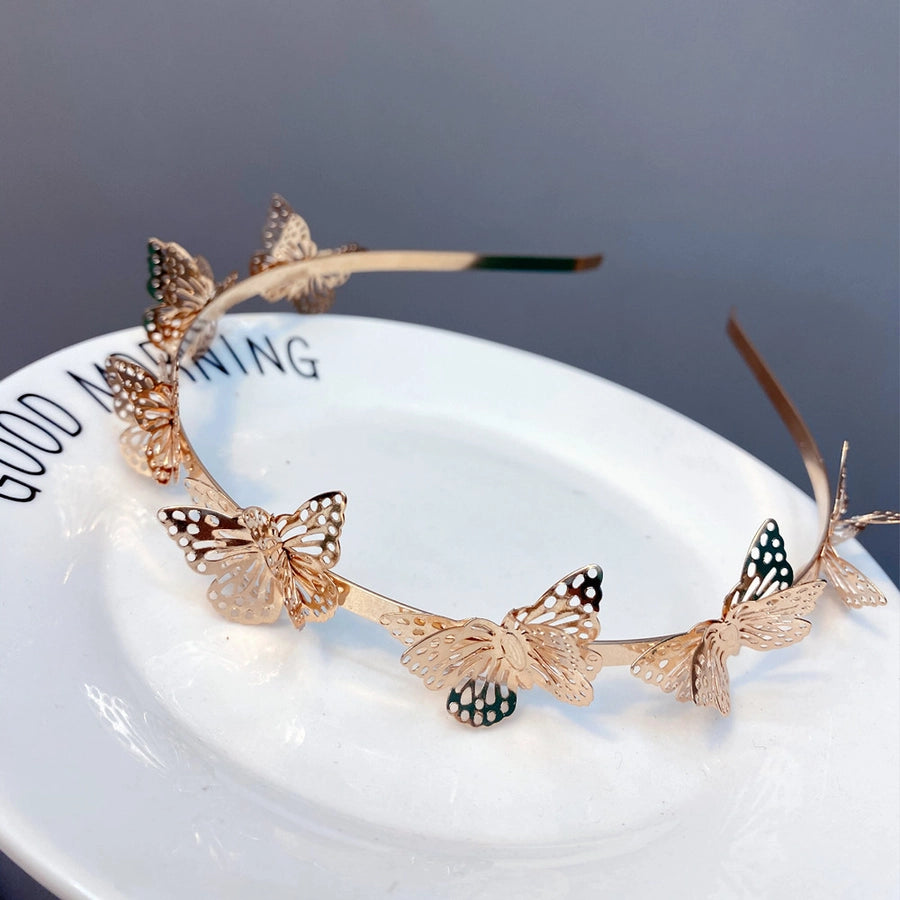 fashion hollow butterfly headband