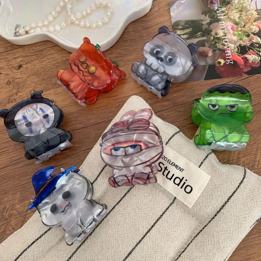 Halloween Cute Simple Style Women's Cartoon Arylic Hair Claws