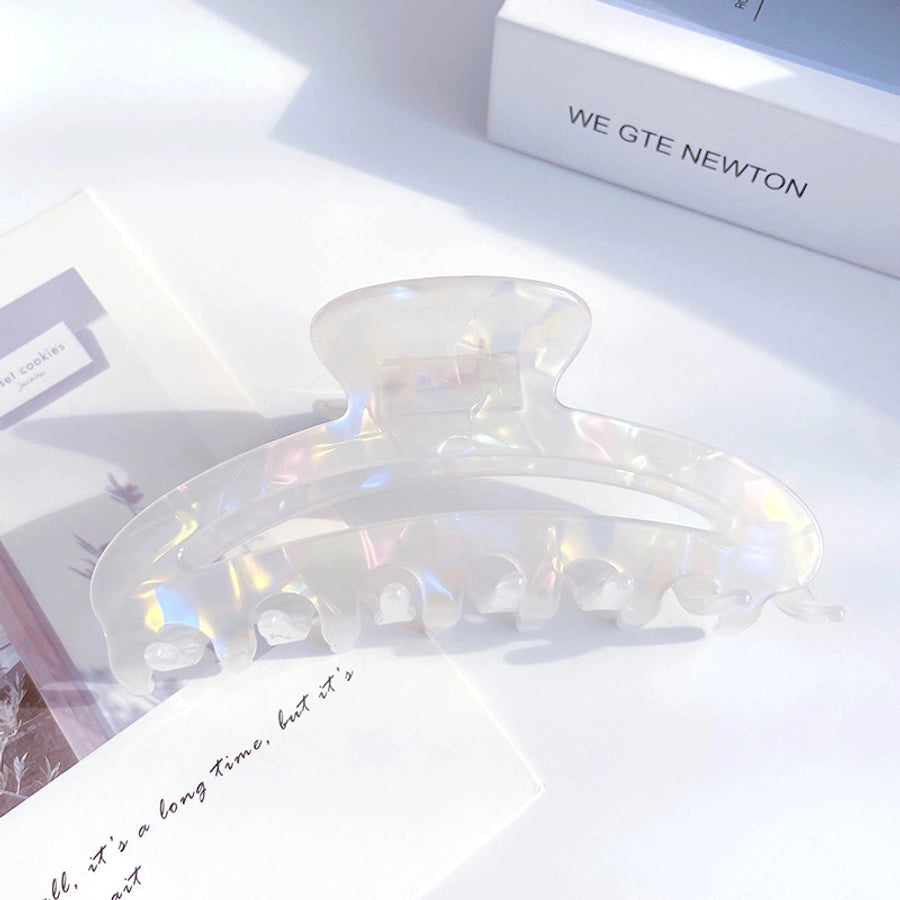 Mermaid Ji acetate hairpin female  back head bath pan head grip elegant temperament shark clip headdress