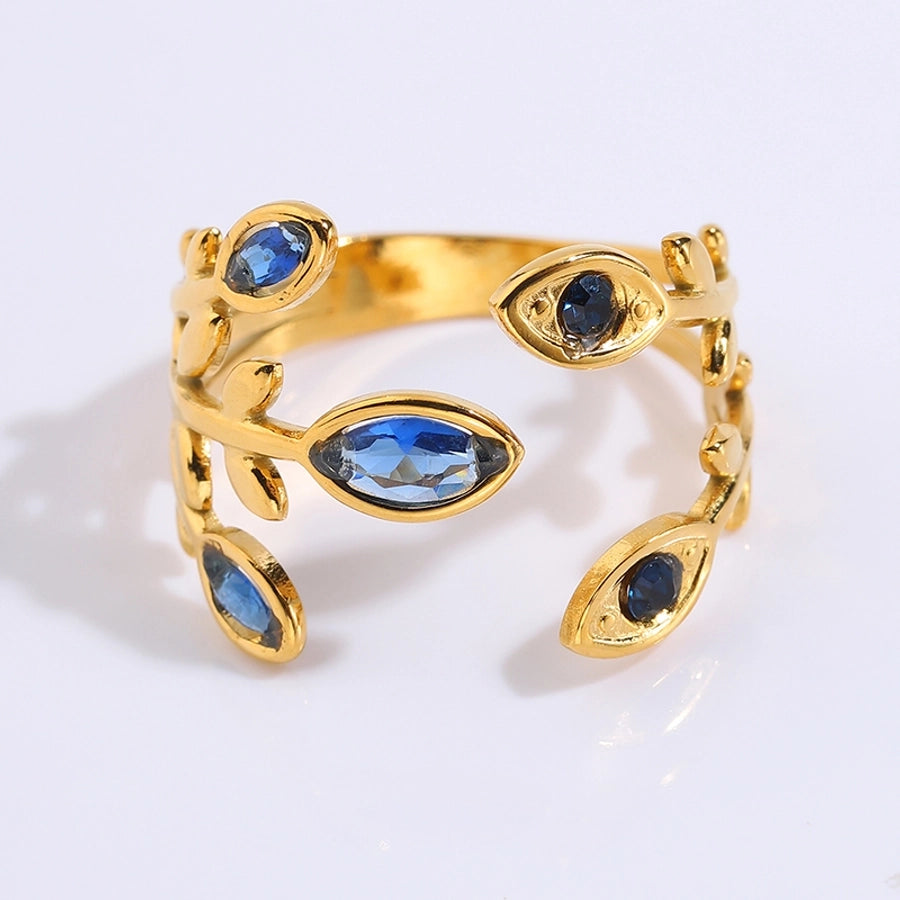 Jewelry Elegant Simple Style Classic Style Geometric 304 Stainless Steel Open Rings