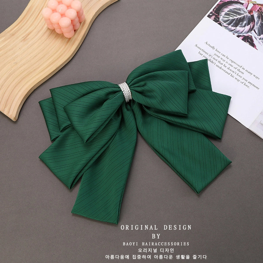 Women's Retro Bow Knot Cloth Hair Clip