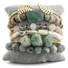 Retro Geometric natural stone Beaded Chain Bracelets In Bulk