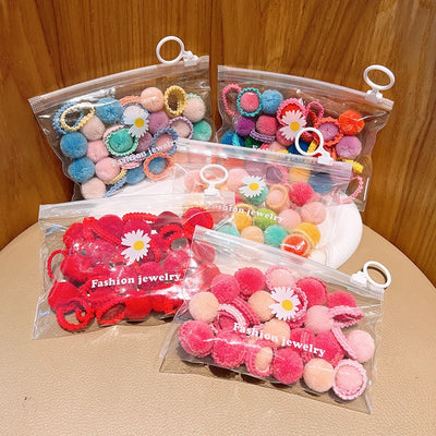 Women's Cute Solid Color Elastic Band Braid Hair Tie