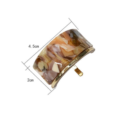 Women's Streetwear U Shape Acetic acid sheets Metal Hair Clip Hair hook