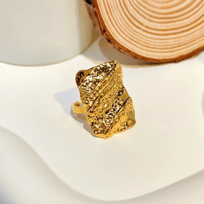 Jewelry Retro Simple Style Geometric 304 Stainless Steel Plating Open Rings