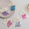 simple style solid color metal hollow out hair clip