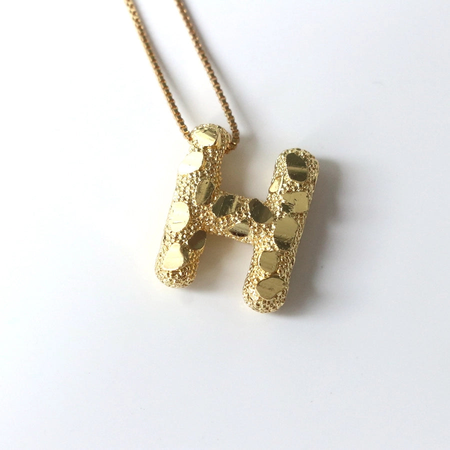 Jewelry Simple Style Classic Style letter Copper Pendant Necklace