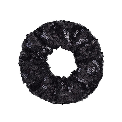 Women's Casual Simple Style Solid Color Cloth Sequins Hair Tie