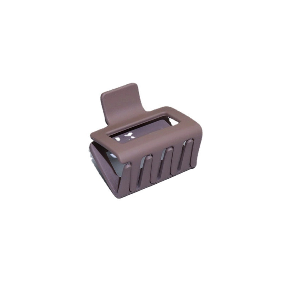 lady solid color plastic resin stoving varnish hair claws