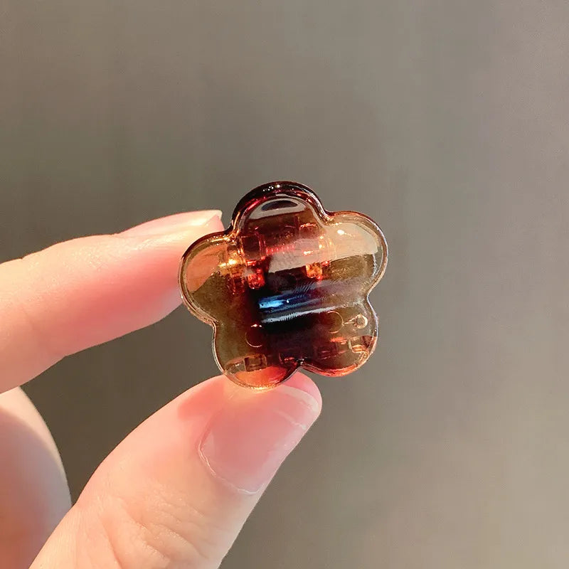 retro geometric transparent acrylic small catch clip wholesale nihaojewelry