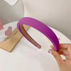 fashion candy color solid color sponge wide-sided headband