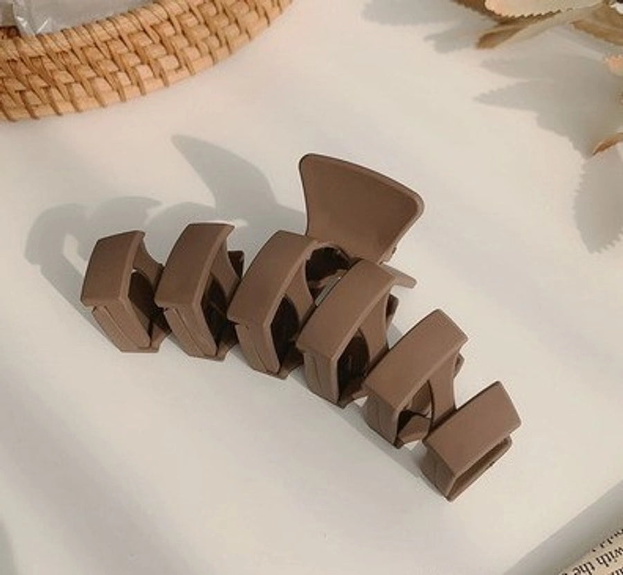 fashion geometric resin stoving varnish hair claws 1 piece