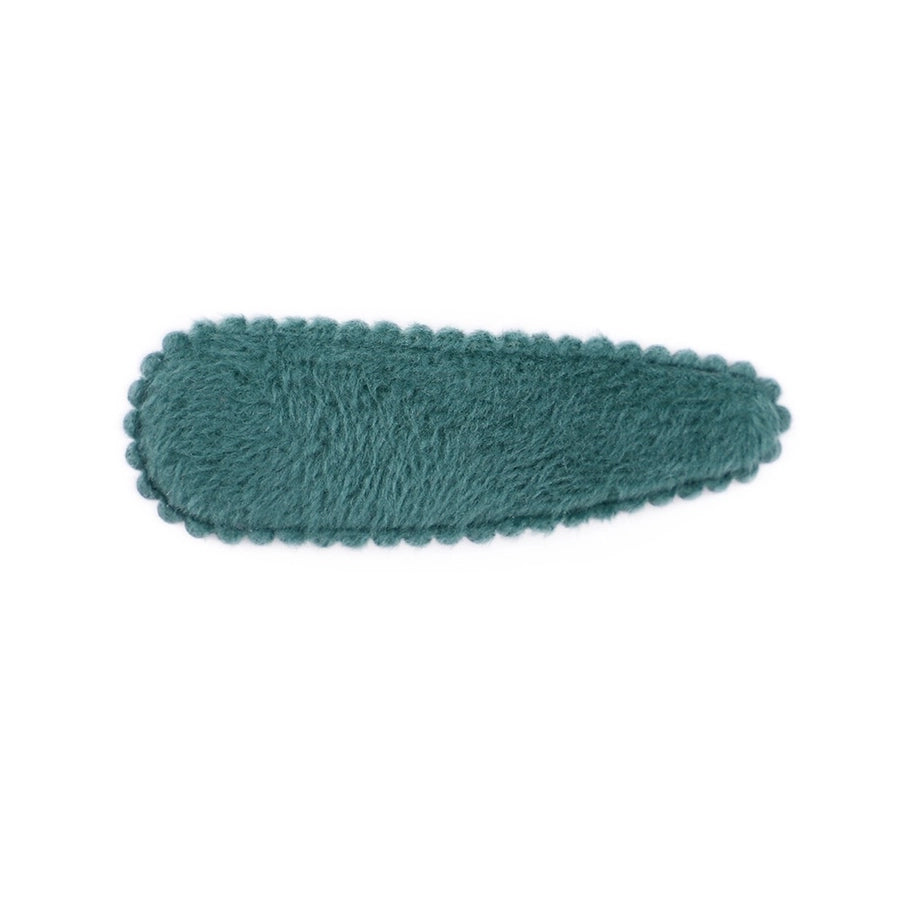 cute solid color alloy cloth hair clip 1 piece