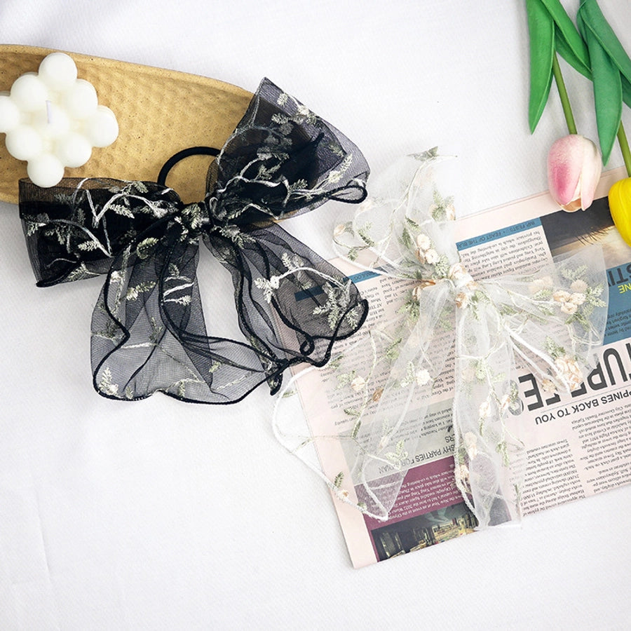 women's sweet bow knot cloth hair clip hair tie