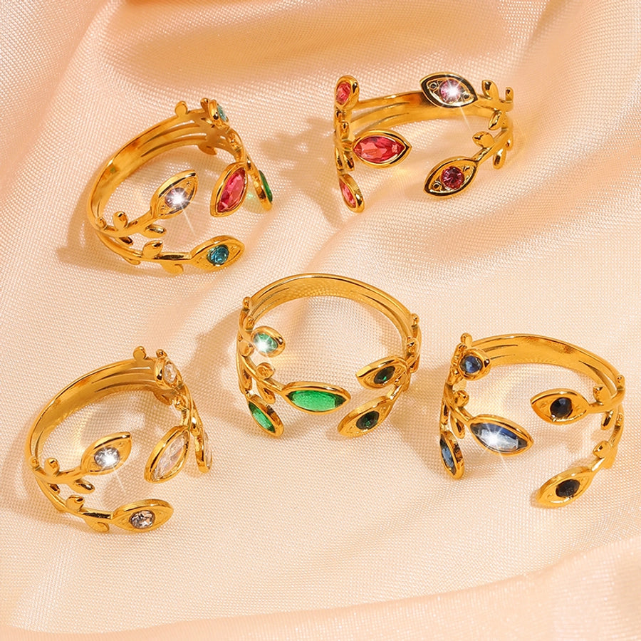 Jewelry Elegant Simple Style Classic Style Geometric 304 Stainless Steel Open Rings