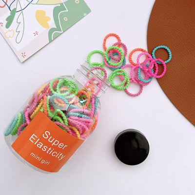 Girl'S Simple Style Classic Style Solid Color Cloth Contrast Collar Hair Tie